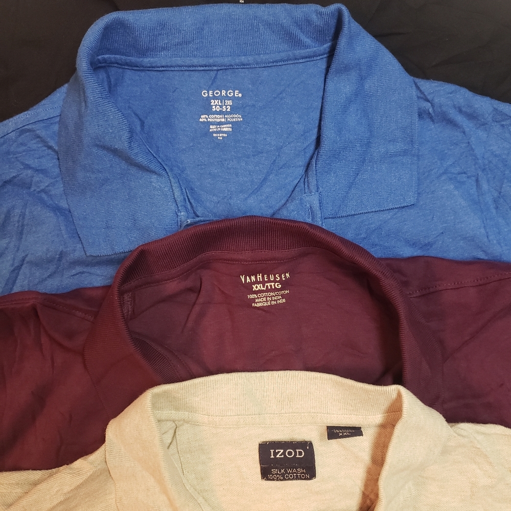 Lot of 7 Short Sleeve Polo Shirts
Mens Size XXL - Picture 10 of 11